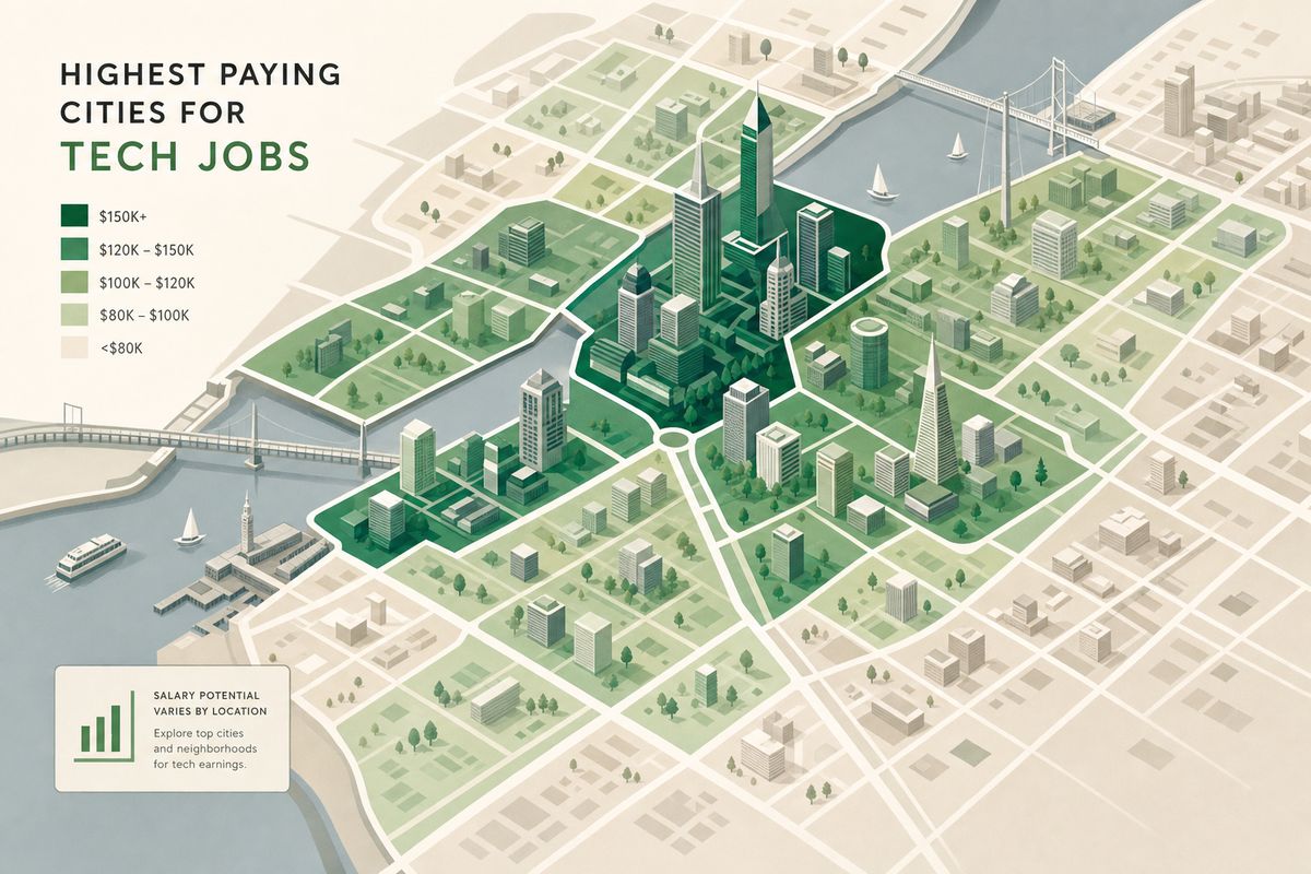 The Highest Paying Cities for Startup Jobs in 2026
