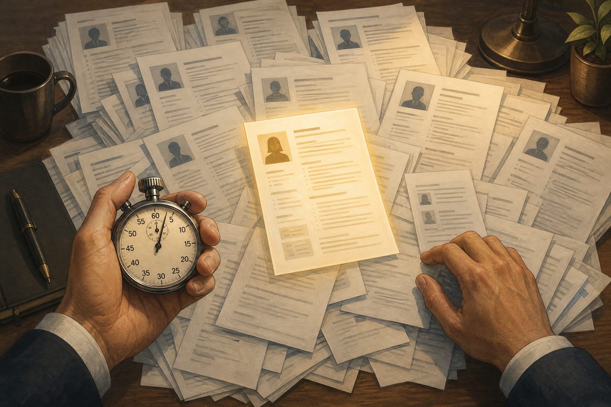 What Recruiters See When They Open Your Resume (The 6-Second Scan)