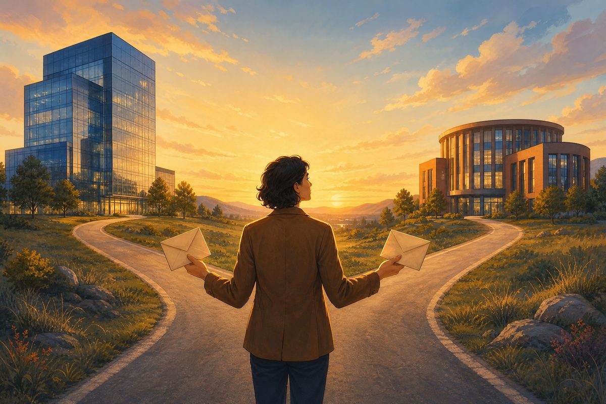 What to Do When You Get Two Offers at the Same Time